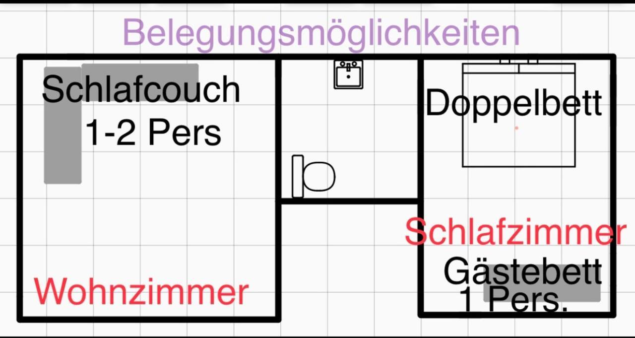 Ruhiges Und Zentral Gelegenes Apartment Rosenfeld Exteriör bild